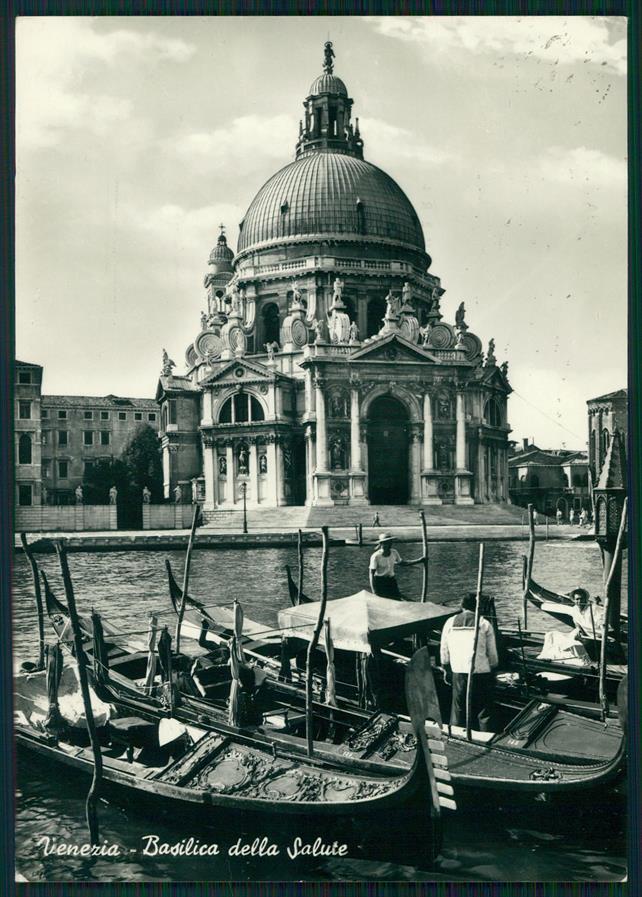 Venezia città Basilica della Salute Gondole Foto FG cartolina MZ5268 – fronte