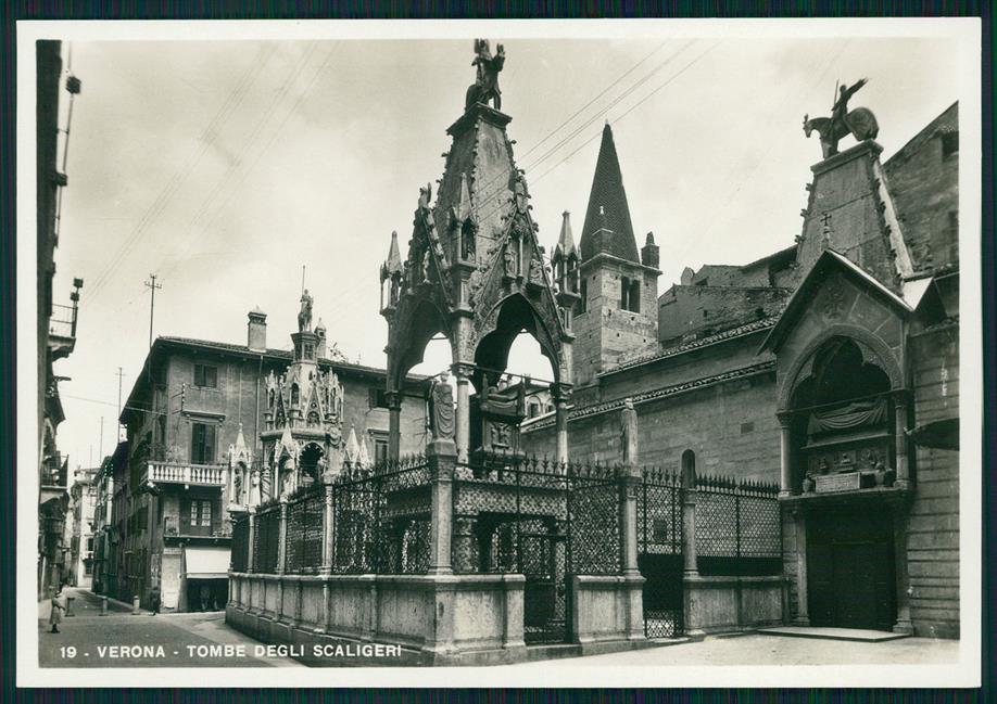 Verona città Tombe Degli Scaligeri Foto FG cartolina MZ5282 – fronte