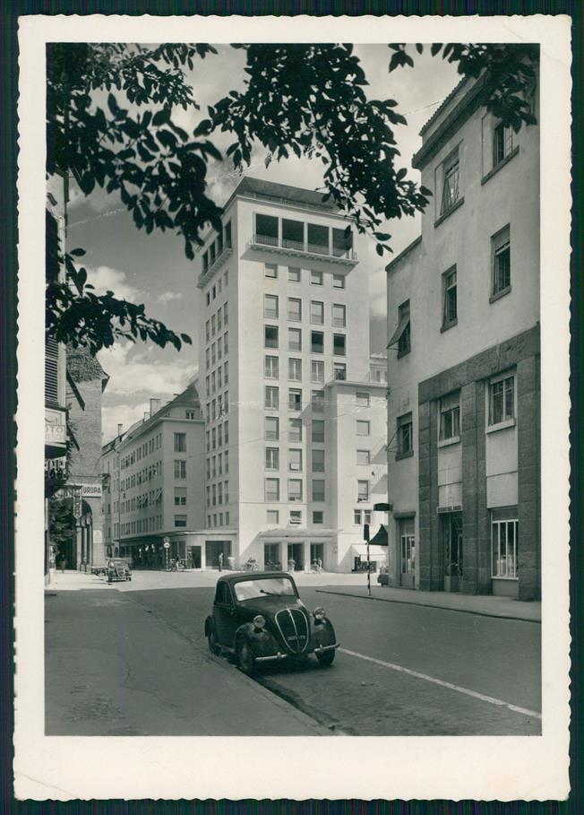 Bolzano città Palazzo Belvedere Auto PIEGHINA Foto FG cartolina MZ5292 – fronte