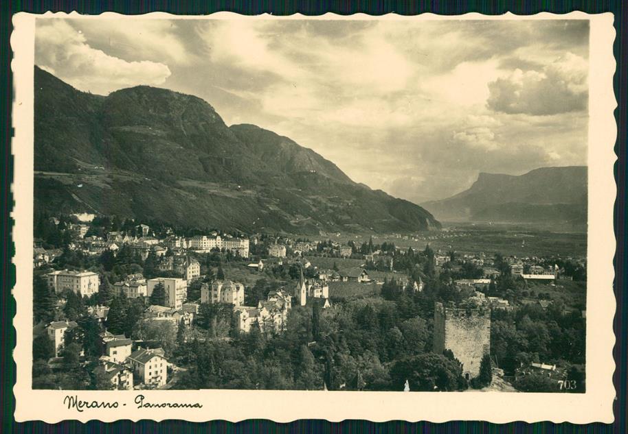 Bolzano Merano Panorama Foto FG cartolina MZ5294 – fronte