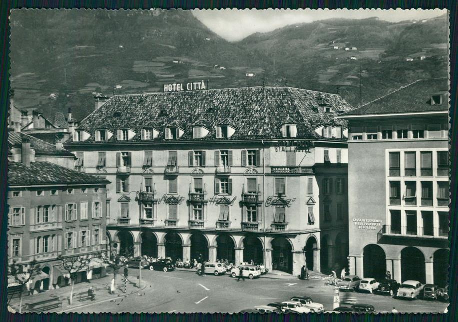 Bolzano città Hotel Città Auto Foto FG cartolina MZ5297 – fronte