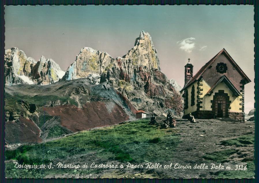 Trento San Martino di Castrozza a Passo Rolle Foto FG cartolina MZ5308 – fronte
