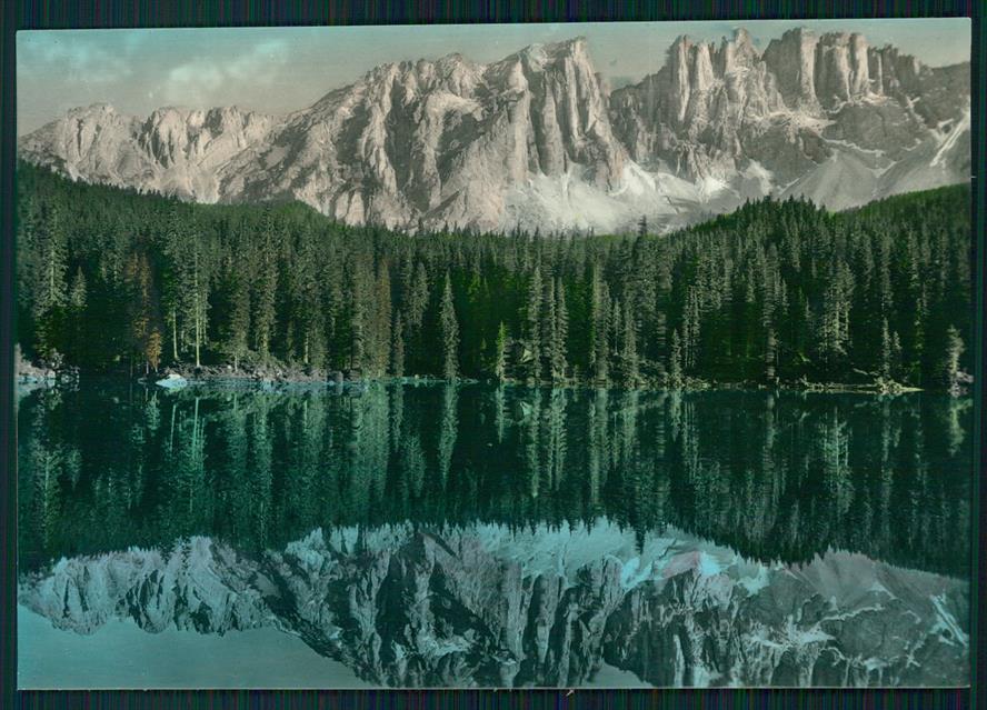 Bolzano Nova Levante Carezza al Lago Latemar Foto FG cartolina MZ5311 – fronte