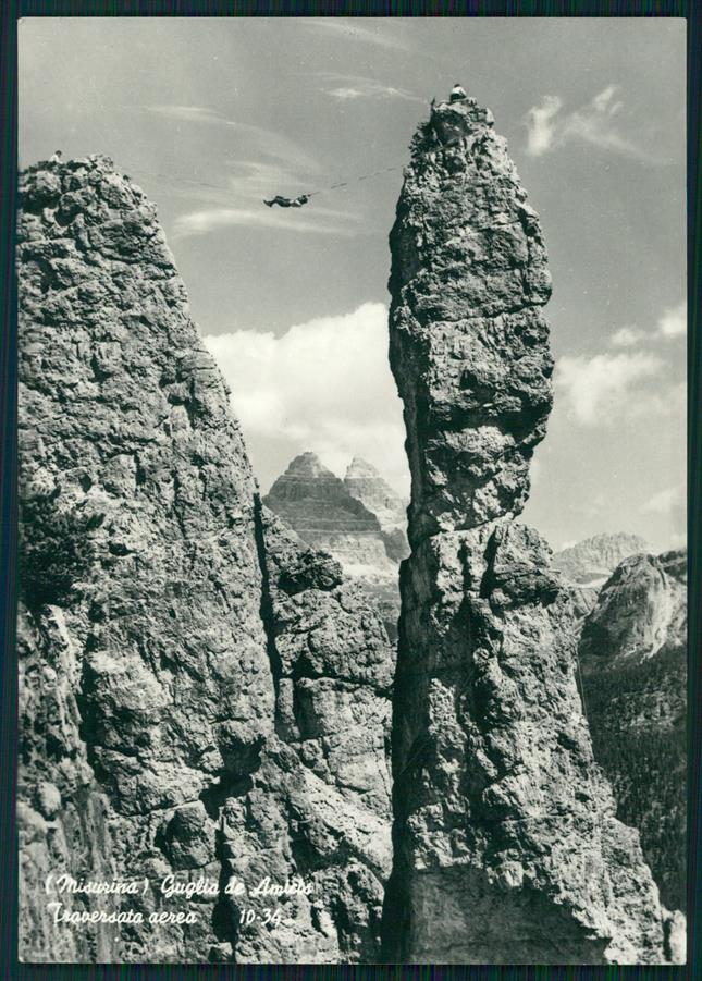 Belluno Misurina Guglia de Amicis Alpinismo Foto FG cartolina MZ5312 – fronte