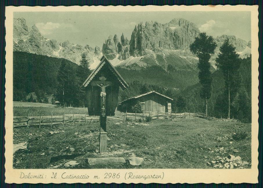 Bolzano Il Catinaccio Rosengarten FG cartolina MZ5322 – fronte