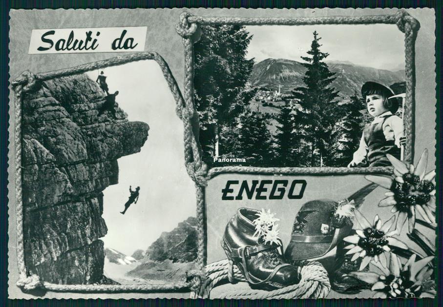 Vicenza Enego Saluti da Stelle Alpine Foto FG cartolina MZ5337 – fronte