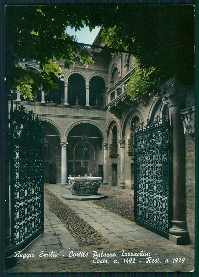 Reggio Emilia città Palazzo Terrachini Foto FG cartolina MZ5380 – fronte