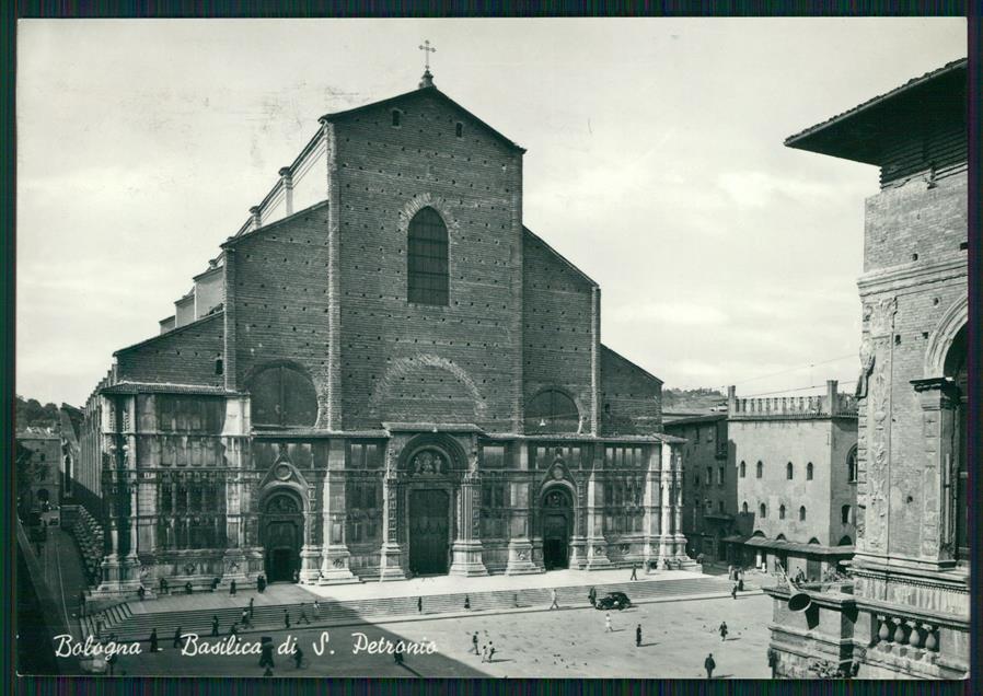 Bologna città Basilica San Petronio Foto FG cartolina MZ5384 – fronte