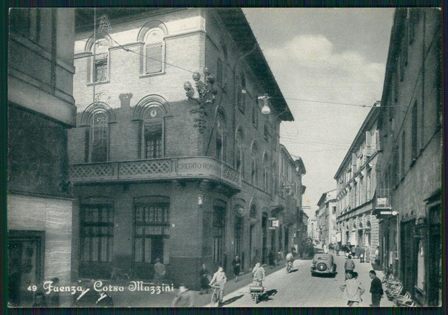 Ravenna Faenza Corso Mazzini AutoFG cartolina MZ5391 – fronte