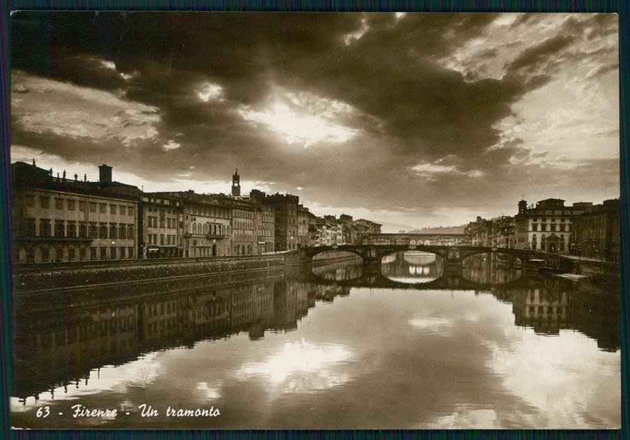 Firenze città Chiaro di Luna Foto FG cartolina MZ5393 – fronte