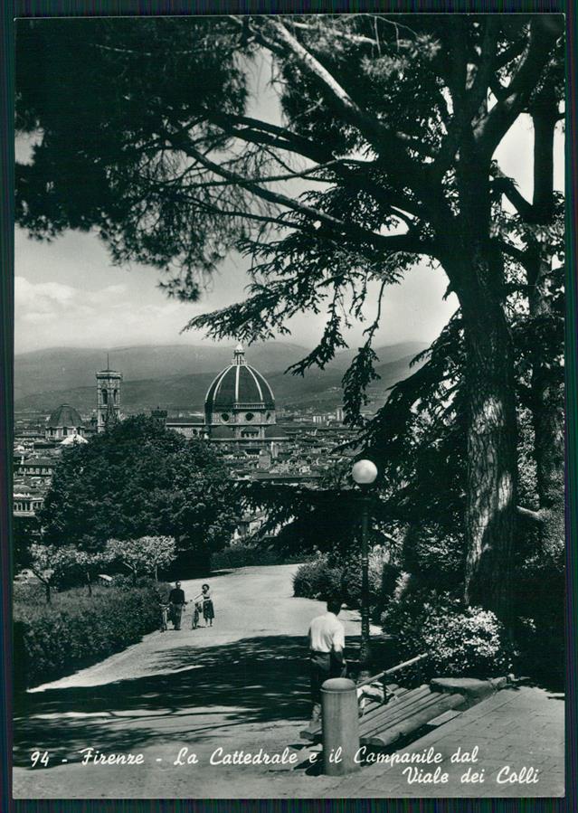 Firenze città La Cattedrale dal Viale dei Colli Foto FG cartolina MZ5395 – fronte