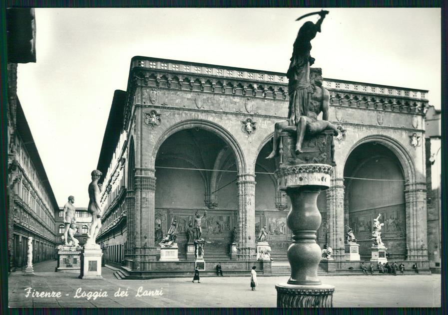 Firenze città Loggia dei Lanzi Foto FG cartolina MZ5397 – fronte