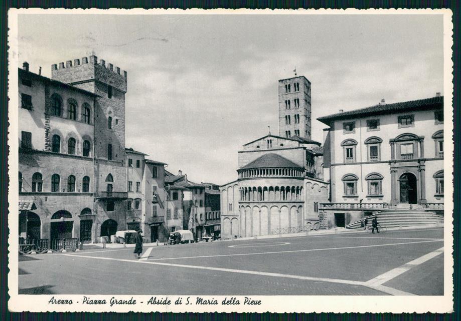Arezzo città Piazza Grande Foto FG cartolina MZ5400 – fronte