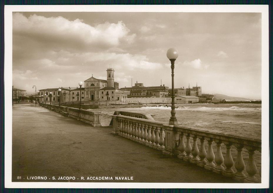 Livorno città San Jacopo Accademia Navale Foto FG cartolina MZ5402 – fronte