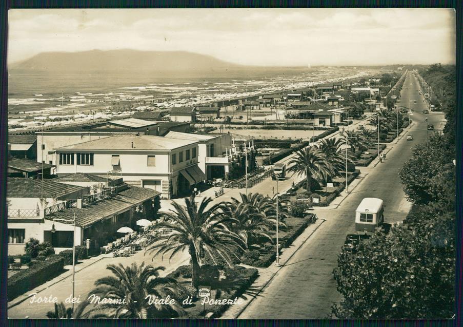 Lucca Forte dei Marmi Viale di Ponente Corriera Foto FG cartolina MZ5404 – fronte