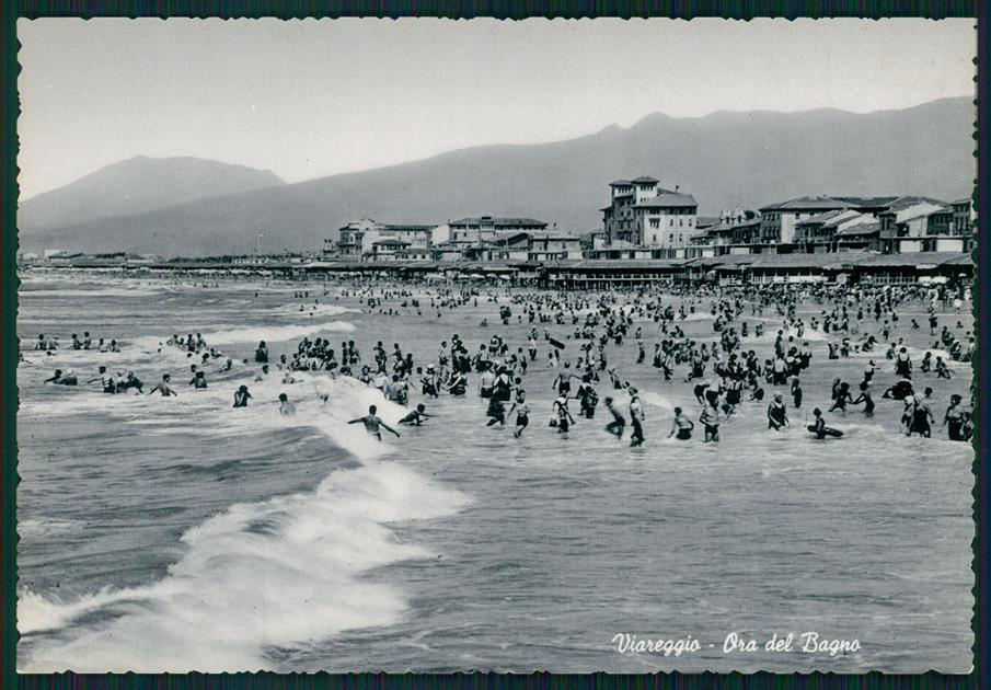 Lucca Viareggio Spiaggia Foto FG cartolina MZ5421 – fronte