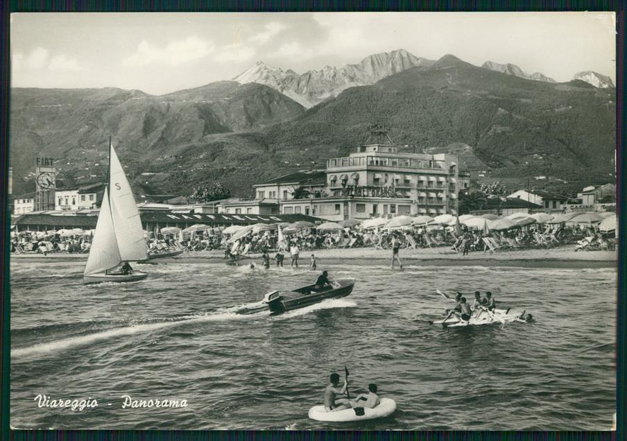 Lucca Viareggio Siaggia Barche Foto FG cartolina MZ5426 – fronte