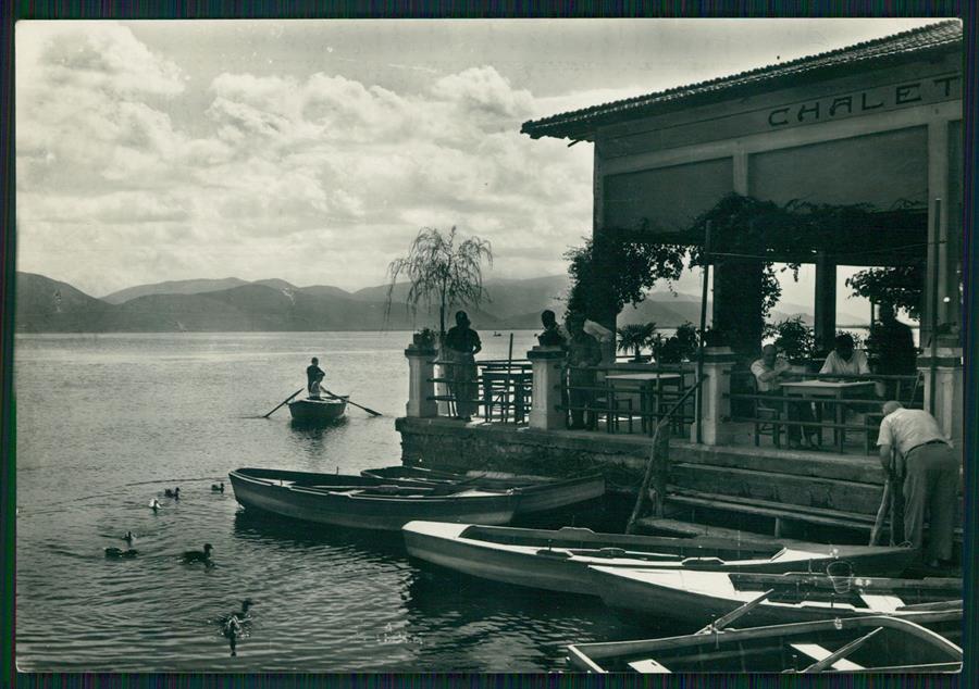 Lucca Viareggio Torre del Lago Anatre Barca Foto FG cartolina MZ5427 – fronte