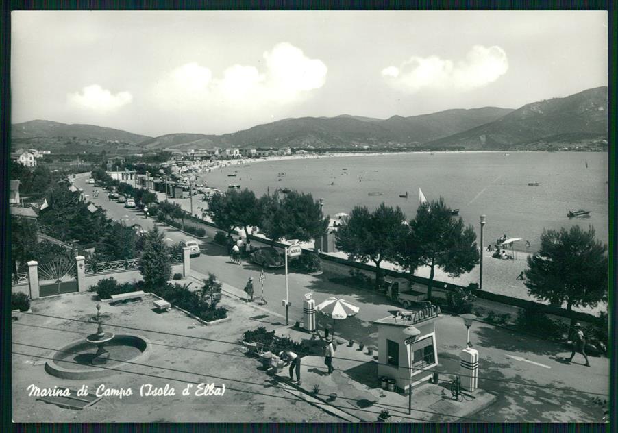 Livorno Isola d'Elba Marina di Campo Foto FG cartolina MZ5438 – fronte