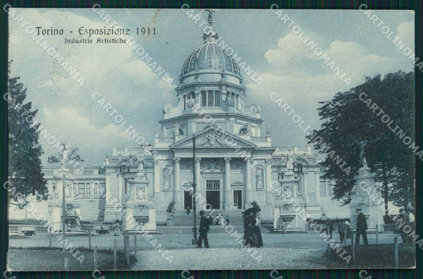 Torino Città Esposizione Padiglione Industrie Artistiche cartolina MZ5446 – fronte