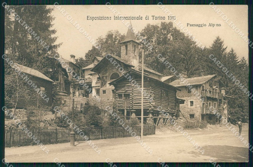 Torino Città Esposizione Paesaggio Alpino Alterocca 12418 cartolina MZ5449 – fronte
