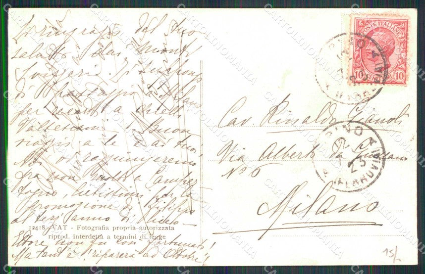 Torino Città Esposizione Paesaggio Alpino Alterocca 12418 cartolina MZ5450 – retro