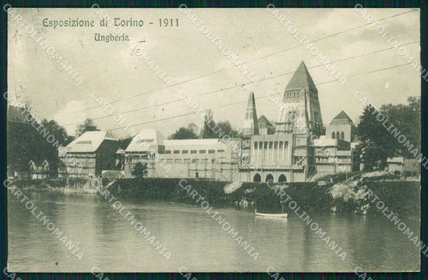 Torino Città Esposizione Padiglione Ungheria cartolina MZ5451 – fronte
