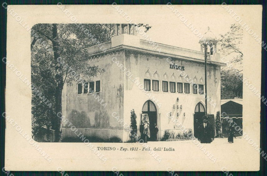 Torino Città Esposizione Padiglione India cartolina MZ5453 – fronte