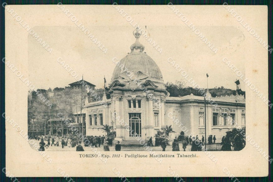 Torino Città Esposizione Padiglione Manifattura Tabacchi cartolina MZ5454 – fronte