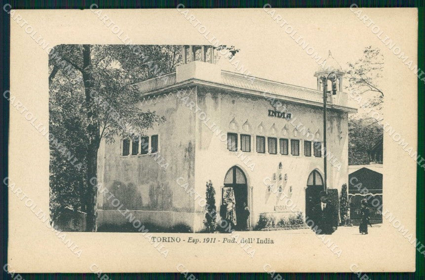 Torino Città Esposizione Padiglione India cartolina MZ5455 – fronte