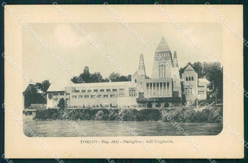 Torino Città Esposizione Padiglione Ungheria cartolina MZ5457 – fronte