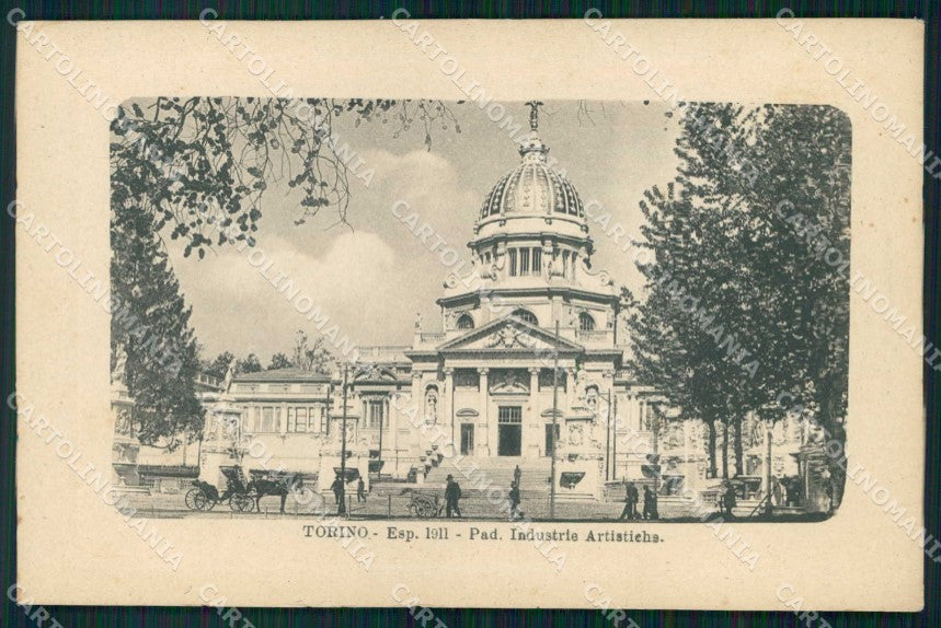 Torino Città Esposizione Padiglione Industrie Artistiche cartolina MZ5459 – fronte