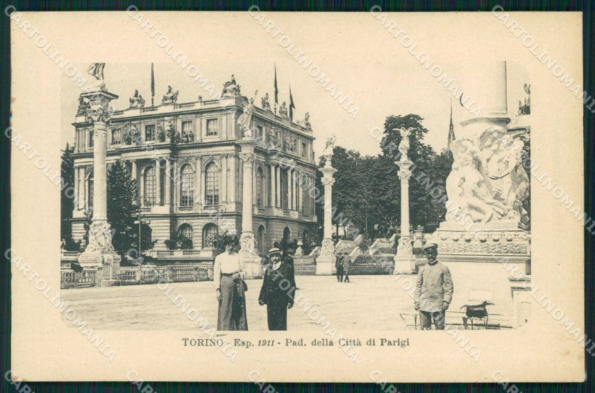 Torino Città Esposizione Padiglione Città di Parigi cartolina MZ5460 – fronte