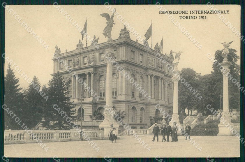 Torino Città Esposizione Palazzo Città di Parigi cartolina MZ5471 – fronte
