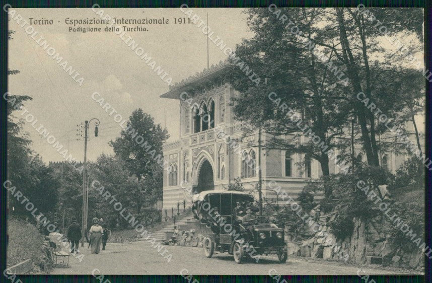 Torino Città Esposizione Padiglione Turchia Auto Brunner 12318 cartolina MZ5478 – fronte