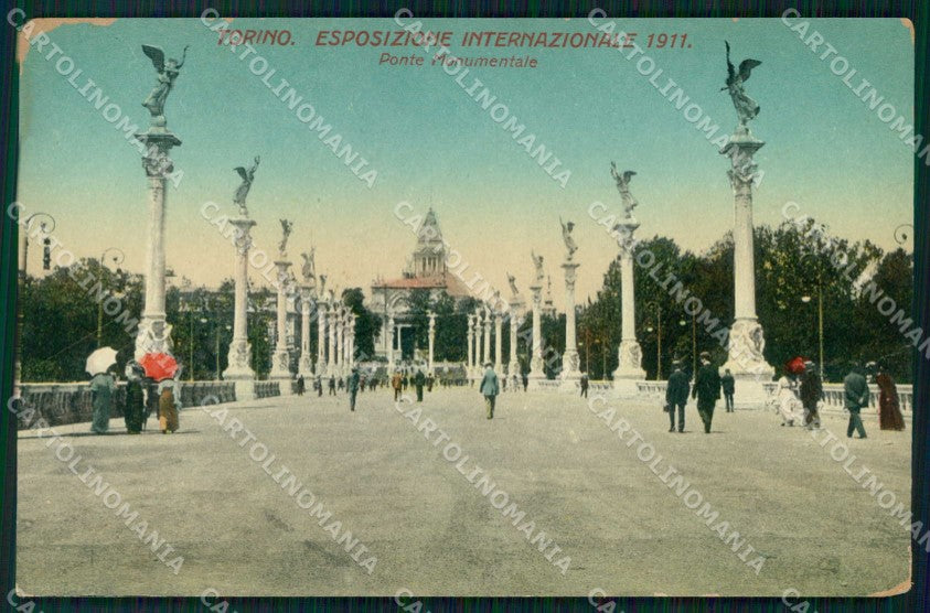 Torino Città Esposizione Ponte Monumentale cartolina MZ5483 – fronte