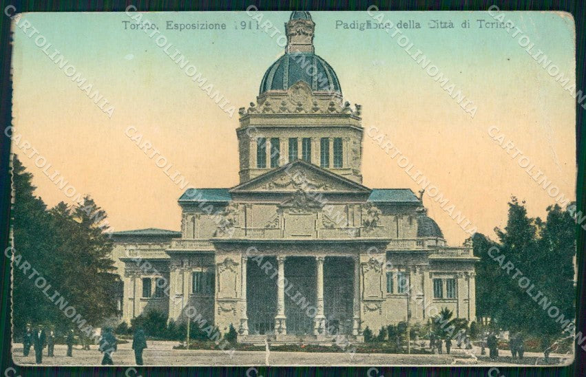 Torino Città Esposizione Padiglione Città di Torino PIEGHINE cartolina MZ5484 – fronte