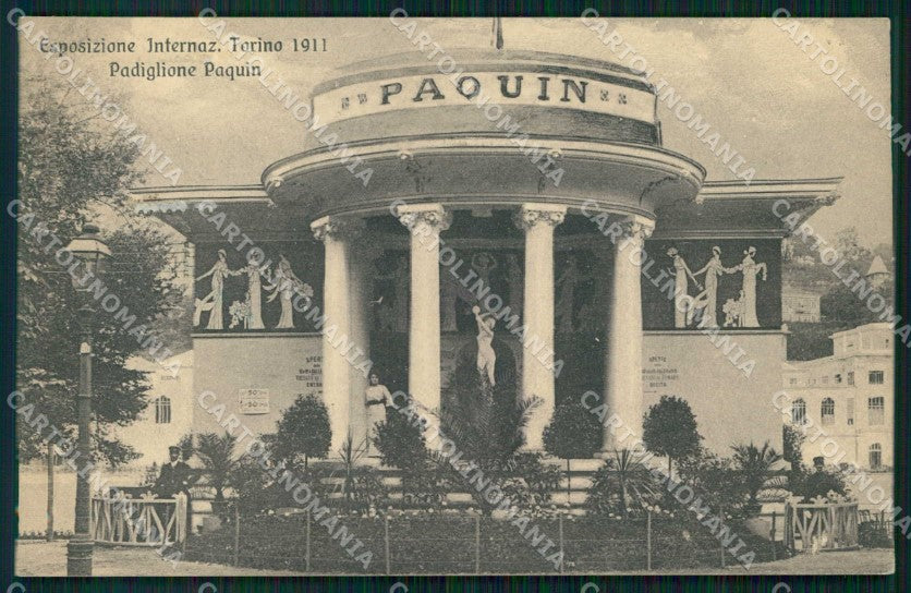 Torino Città Esposizione Padiglione Paquin cartolina MZ5490 – fronte