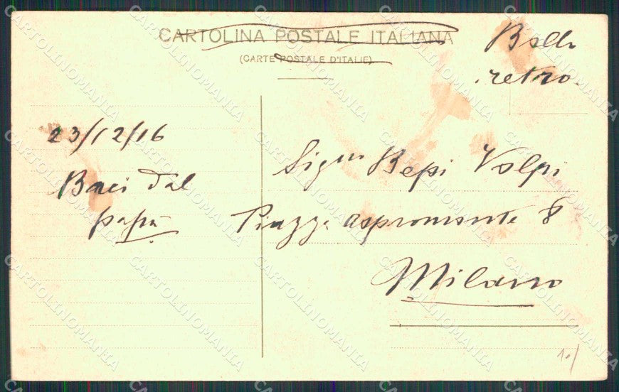 Torino Città Piazza Carlo Felice Modiano 6705 PIEGHINA cartolina MZ5495 – retro