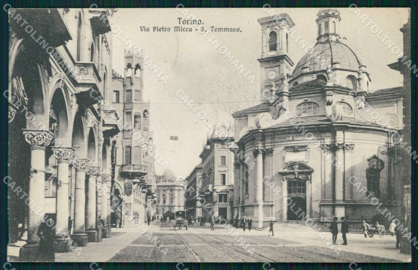 Torino Città Via Pietro Micca San Tommaso Brunner 4747 cartolina MZ5511 – fronte