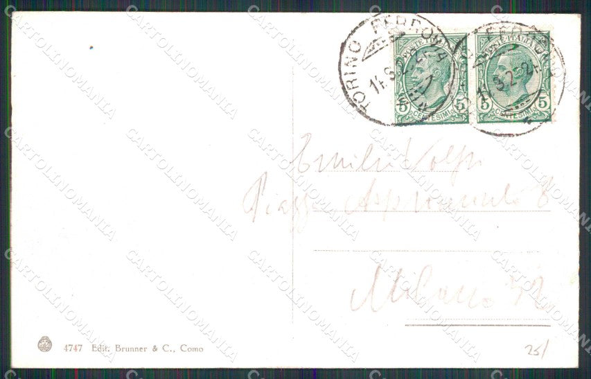 Torino Città Via Pietro Micca San Tommaso Brunner 4747 cartolina MZ5511 – retro