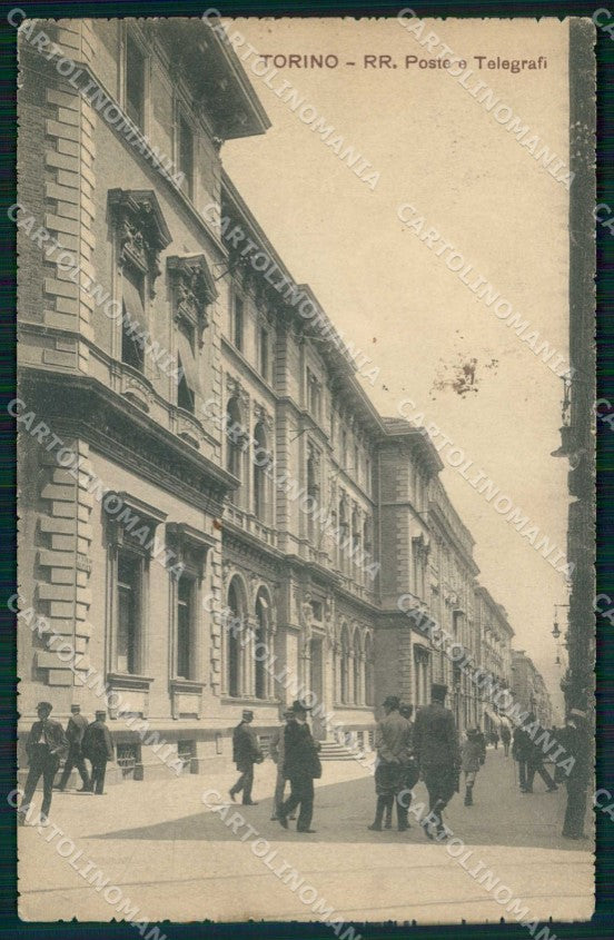Torino Città Palazzo Poste Telegrafi cartolina MZ5521 – fronte