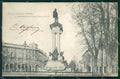 Torino Città Saluto da Monumento Vittorio Emanuele II PIEGHINA cartolina MZ5536 – fronte
