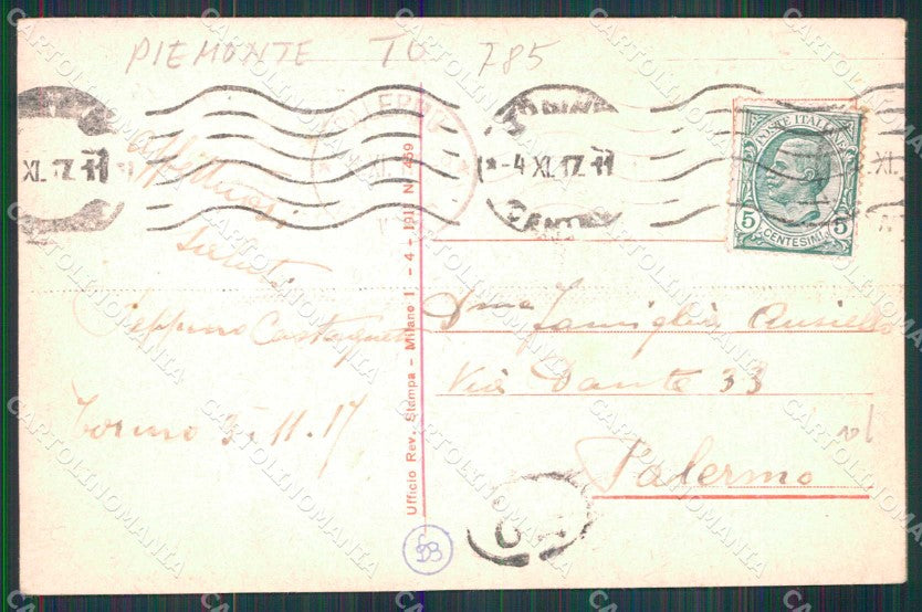 Torino Città Villa Regina cartolina MZ5549 – retro