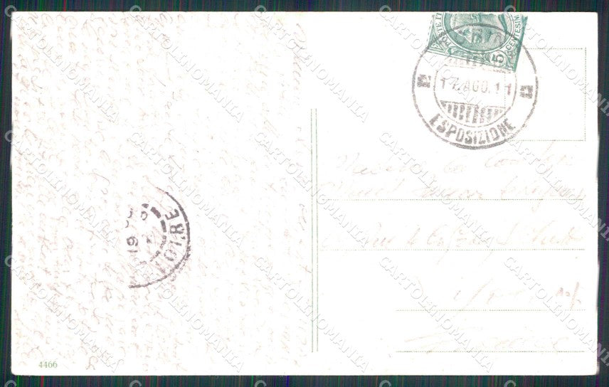 Torino Città Monte dei Cappuccini Verdi Sponde del Po cartolina MZ5563 – retro