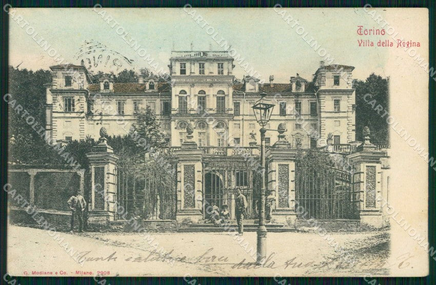 Torino Città Villa Regina Modiano 2908 cartolina MZ5565 – fronte