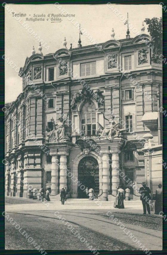 Torino Città Scuola Applicazione Artiglieria Genio Militari cartolina MZ5567 – fronte