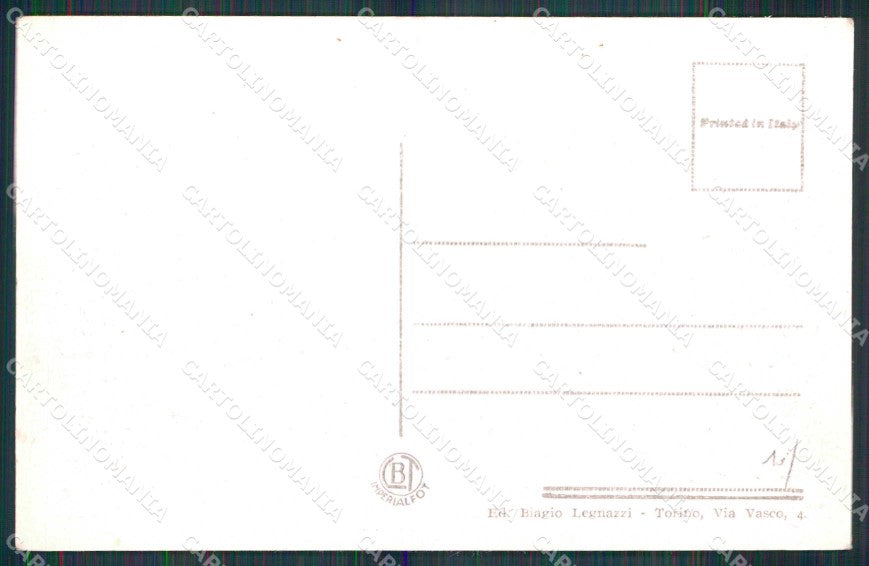 Torino Città Veduta Generale Monte Cappuccini cartolina MZ5590 – retro
