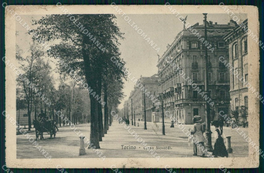 Torino Città Corso Siccardi Brunner 4762 ABRASA cartolina MZ5594 – fronte