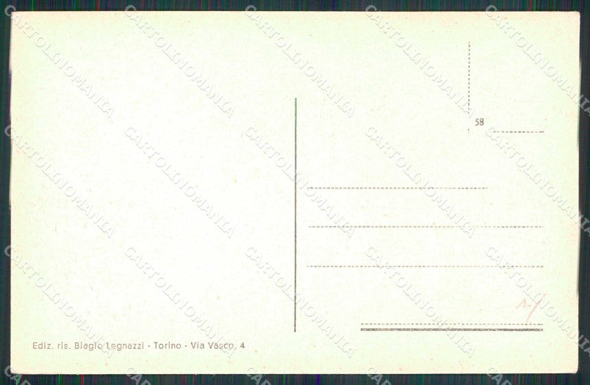 Torino Città Fontana Quattro Stagioni Monte dei Cappuccini cartolina MZ5608 – retro